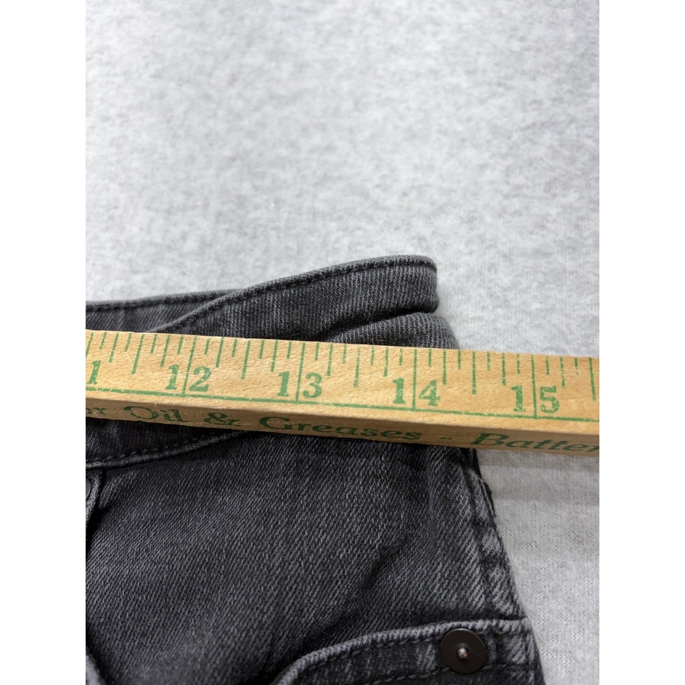 Madewell Curvy Stovepipe Jeans Womens 30 Gray Charcoal Mid Rise Straight 30x25 - Picture 4 of 14